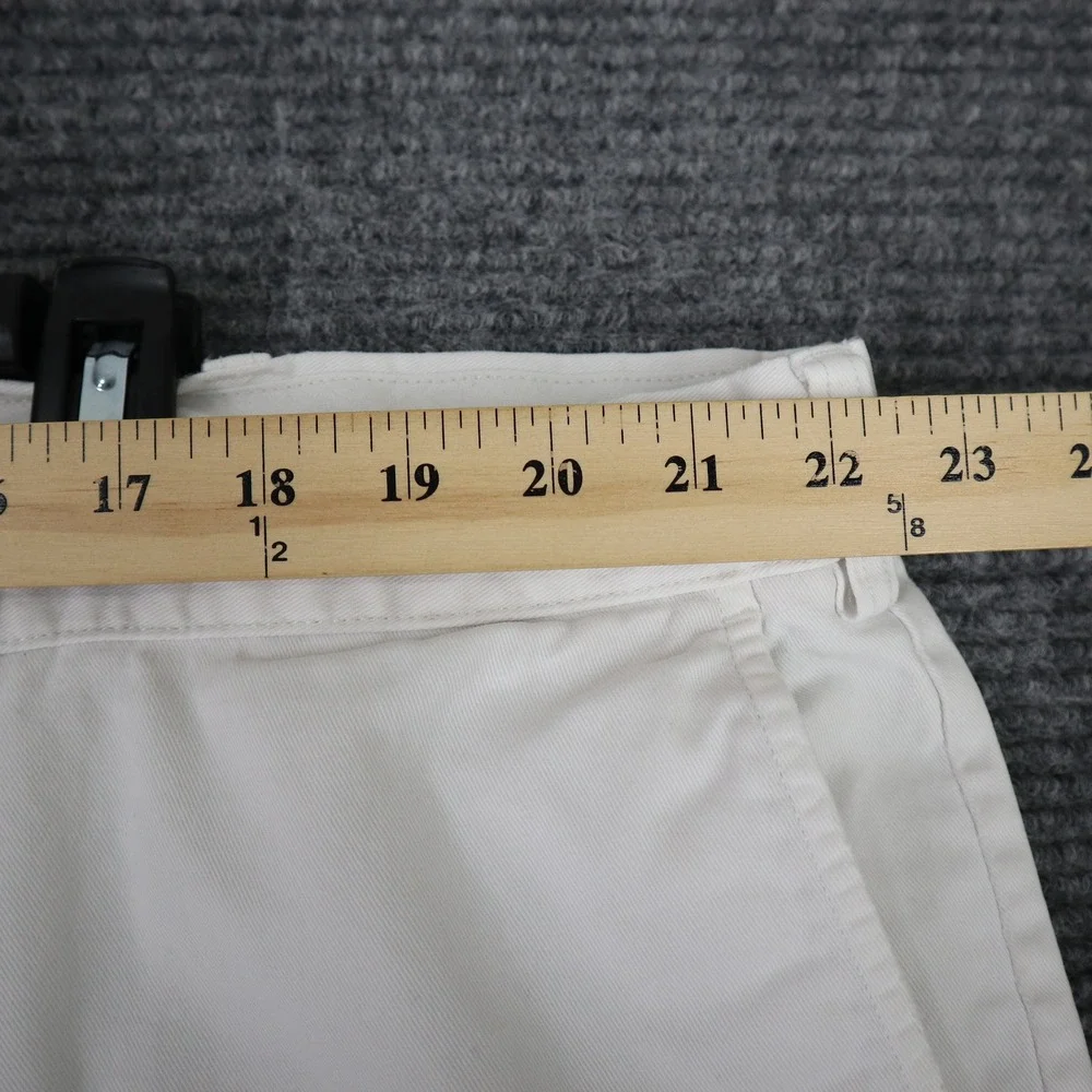 Polo Ralph Lauren Shorts Mens 46B White Chino Cotton Twill Casual Summer